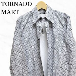 TORNADO MART 総柄シャツ　長袖シャツ　カッターシャツ　トップス