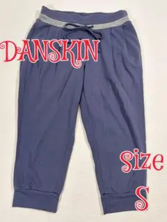 DANSKIN ダンスキン　クロップドパンツ　ヨガウェア　ネイビー　S