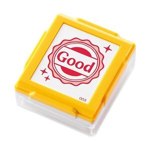 【新品】(まとめ) シヤチハタ いいね スタンプくん イエロー Good PEW-A1-R-03 1個 〔×20セット〕