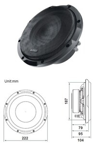 【国内正規品】 audison/オーディソン Prima サブウーファー APS 8 R