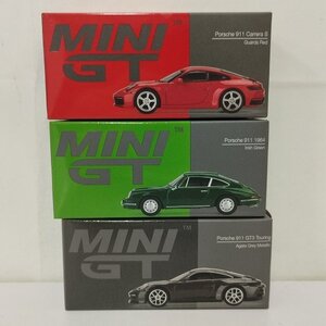 mP520a [まとめ] TSM 1/64 MINI GT ポルシェ 911 1964 アイリッシュグリーン カレラ S ガードレッド 他 | ミニカー T