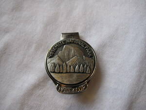 USA購入 YOSEMITE NATIONAL PAPK ヨセミテ国立公園 マネークリップ MONEY CLIP アメリカ 4.8cm×3.8cm