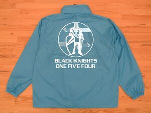 アウトレット処分 BLACK KNIGHTS サックス フードインDJ 白 Free フード付きコート L～XL ミリタリージャケット ブラックナイト