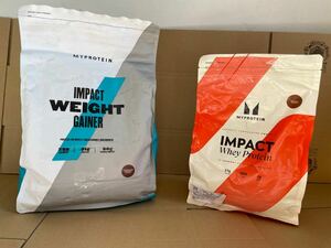 A11M1 訳ありマイプロテイン ホエイプロテイン・Impact Whey (モカ, 1000g) ウェイトゲイナーチョコレートスムース, 2.5kgまとめて売り