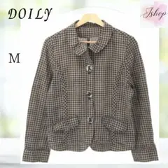 美品 DOILY ドイリー テーラードジャケット チェック　969516