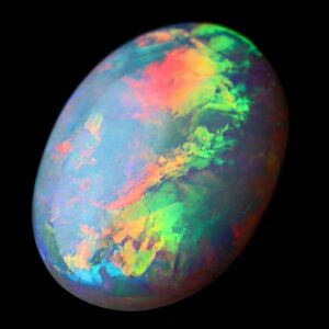 1.990ct 天然ホワイトオパール オーストラリア 遊色抜群 最高品質 〔Australia White opal jewelry 宝石 ナチュラル natural 裸石 loose 〕