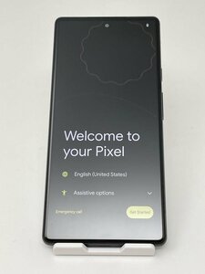 912【動作確認済・制限○　白ロム】デモ機 Google Pixel 6 128GB au SIMロック解除済 SIMフリー Sorta Seaform