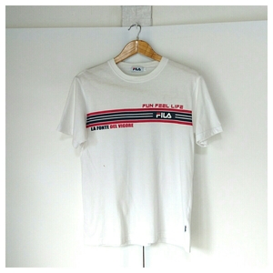 ☆FILA フィラ 半袖Tシャツ 白 Lサイズ