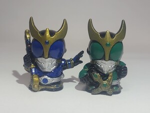 仮面ライダー クウガ　ドラゴンフォーム　ペガサスフォーム　指人形　2体まとめてセット　ソフビ　当時物 グッズ 平成 ガシャポン　