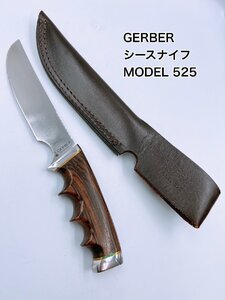 GERBER PORTLAND. ORE. 97223 U.S.A. ガーバー シースナイフ MODEL 525 【AD065】