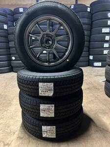 新品!冬タイヤホイールセット 165/70R14 BRIDGESTONE　VRX3 インターミラノ LCZ010　4本セット　☆★送料安★☆