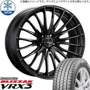 245/40R20 スタッドレスタイヤホイールセット レクサスLBX etc (BRIDGESTONE BLIZZAK VRX3 & Blikker 01F 5穴 114.3)