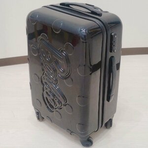 Barbie　キャリーバッグ　46L　ブラック×ピンク　鍵無し　バービー　旅行鞄　キャリーケース