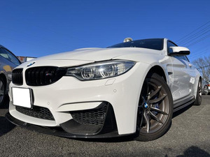 【諸費用コミ】:☆宮城-仙台発★ 2017年 BMW M4クーペ M DCT ドライブロジック ■カーボンパーツ多数■カーボンルーフ■