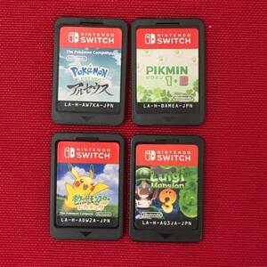 ◆【中古】スイッチソフト4本セット /ポケモンモンスター Let