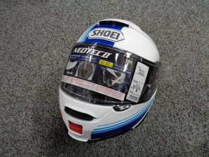 〇 SHOEI(ショウエイ) NEOTEC2 SEPARATOR フルフェイスヘルメット TC-10 WHITE/BLUE Mサイズ 〇 E22