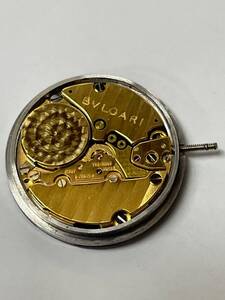 【可動品】BVLGARI ブルガリ クォーツ ムーブメント Cal.712-MBBT 風防付き【現状】№63999