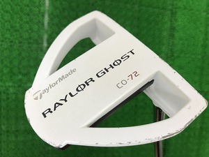 【1円スタート】 テーラーメイド TaylorMade RAYLOR GHOST CO-72 パター スチールシャフト 男性メンズ右 ゴルファーGOLFの魅力