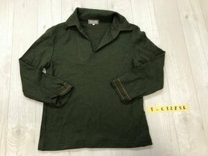 Thomas Burberry トーマスバーバリー レディース ニット 薄手 セーター L 緑