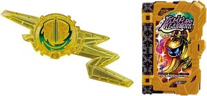 BANDAI 仮面ライダーセイバー DX雷鳴剣黄雷エンブレム&ランプドアランジーナワンダーライドブック