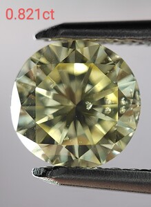 【11/23★安値〜】天然イエローダイヤモンド ルース 0.821ct 鑑別 CGL│B1824ve 【Yellow】 ダイヤ diamond