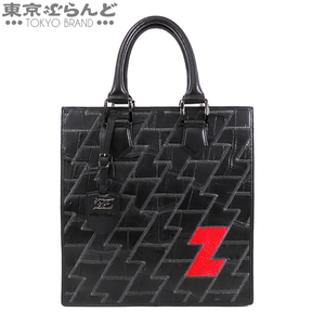 101756604 ゼルパリ ZELE-PARIS ZELE PARIS BAG ブラック 黒xマルチカラー クロコダイル レザー ハンドバッグ トートバッグ ユニセックス