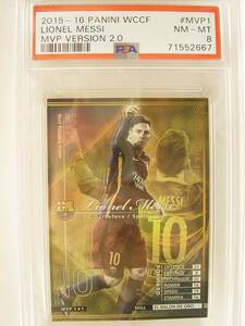 PSA鑑定済 Panini WCCF 2015-2016 MVP リオネル・メッシ　Lionel Messi No.10 FC Barcelona Spain 15-16 Ballon d