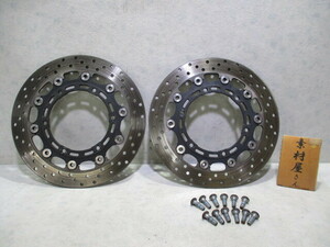 4★XJR1300用フロントディスクローター1002　純正.RP03J.298φ.検）RP17J.YZF-R1.4XV.5JJ.5PW.R6.FZS1000.FAZER.YZF1000R.VMAX1200