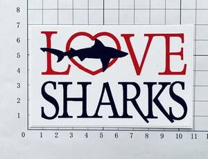 LOVE SHARKS ステッカー