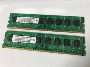 SanMax 2Rx8 PC3-12800U-11-10-B0 16GB 8GB×2 メモリ