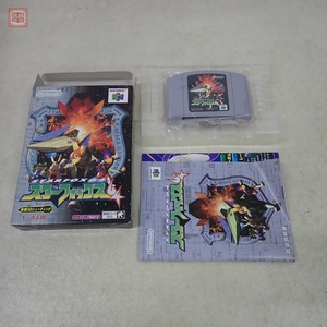 動作保証品 外箱美品 N64 ニンテンドウ64 スターフォックス64 STARFOX 64 任天堂 Nintendo 箱説付【PP