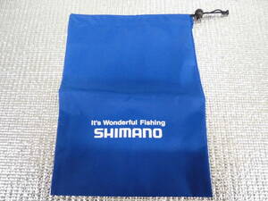  2枚セット SHIMANO☆シマノ ロゴナイロン巾着袋 ブルー