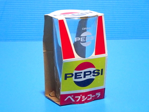 ■即決■ Vintage PEPSI ペプシ コーラ グラス コップ 未使用 レトロ ヴィンテージ