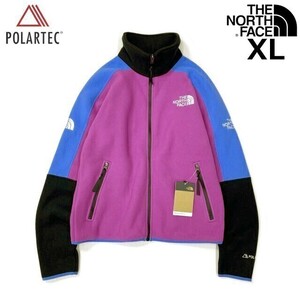 1円～!売切!【正規新品】THE NORTH FACE◆86 MOUNTAIN SWEATER フリース フルジップ US限定 ポーラテック ロゴ刺繍(XL)ピンク 青181024-80