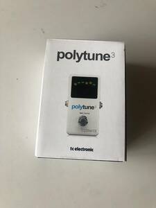  TC ELECTRONIC Polytune 3 ポリフォニックチューナー　スクリーンはフィルム貼ったまま。元箱付き