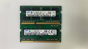 Samsung PC3-12800S 4GB×2枚(計8GB)