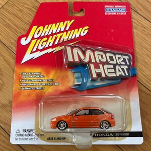 ジョニーライトニング Johnny Lightning インポートヒート Import Heat ホンダ HONDA EKシビック ハッチ スポコン USDM ワイルドスピード 2