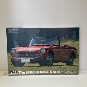 【未使用品】 童友社 1/12 ホンダ S800 昭和41年式 プラモデル 未組品 