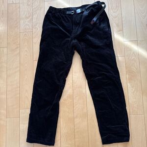 GRAMICCI CORDUROY NN-PANTS グラミチ コーデュロイ パンツ ブラック XL