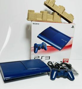 (ジャンク)SONY ソニー プレイステーション3 PS3 250GB アズライトブルー CECH-4000B 