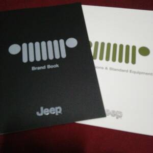 【送料無料】　最新版　ジープ　カタログ　ジープブランドブック　　　38P スペック表　価格表　案内チラシ付き　Jeep Brand Book