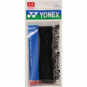 ヨネックス ウェットスーパーストロンググリップ1P yonex AC133 (007)ブラック オーバーグリップ テニス ソフトテニス