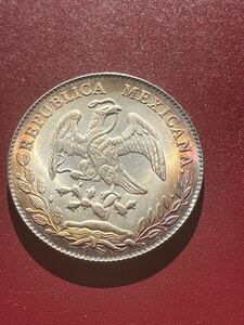 北アメリカ メキシコ貿易銀貨古美術旧貨幣記念章メダルレトロコイン硬貨古銭コレクション旧家蔵出入手困難収蔵品アンティークイーグルレア