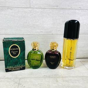 ■残量多 Christian Dior ディオール POISON プワゾン/JE REVIENS ジュルビアン EAU DE TOILETTE 香水 セット まとめ 長期保管品■サ1