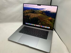 １円スタート！！《M1Max 搭載》 Apple MacBook Pro A2485 (16-inch , 2021) 外国語キーボード スペースグレイ [Nmc]