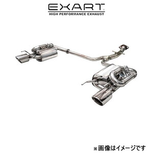 エクスアート iVSC マフラー GT-R CBA-R35 EA01-NS107 EXART スポーツマフラー