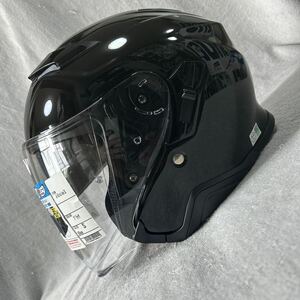 ★22年製 SHOEI J-Cruise II 55cm Sサイズ ショウエイ ショーエイ Jクルーズ Jクルーズ2 ジェットヘルメット ブラック 新品 A60606-9