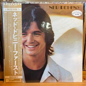 放出　国内盤LP 帯付　プロモ　盤美品　レア盤　AOR Ned Doheny - Ned Doheny ネッド　ドヒニー　PROMO 白ラベル　見本盤