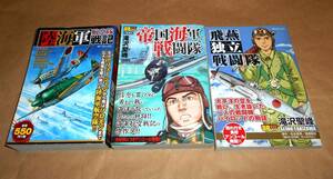 滝沢聖峰 3冊セット　帝国海軍戦闘隊・飛燕独立戦闘隊・陸海軍　