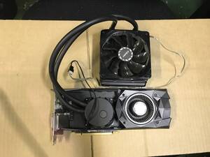 9★中古品 GEFORCE GTX TITANX グラフィックボード＆ ENERMAX 740GN 水冷一体型CPUクーラ★